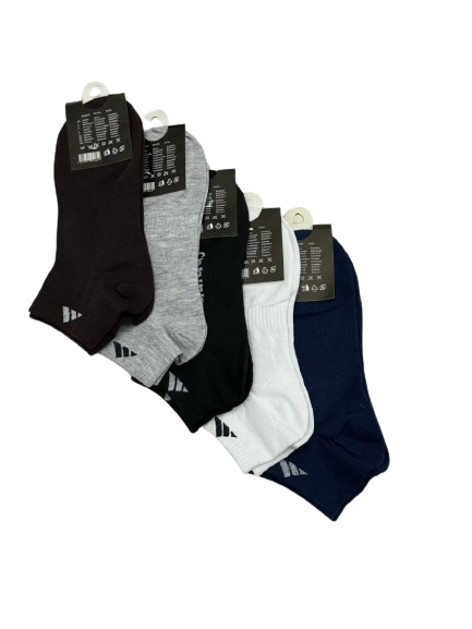 RJ Branded Ankle Sock Premium Quality Pack of 5