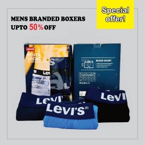 L-V-S Mens Boxer pack of 3