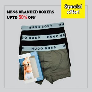 B-S-H Mens Boxer pack of 3