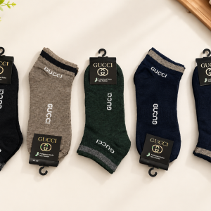 RJ Premium Men's Ankle Socks – Pack of 5 | High Quality & Comfortable