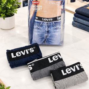 Premium 100% Pure Cotton Stretchable Men's Boxer Underwear – Pack of 3
